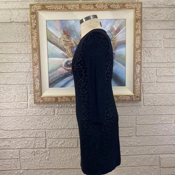 Nicole Miller Artelier Burn Out Giraffe Print Dress - Picture 5 of 13